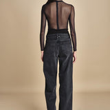 body manica lunga con trasparenze ALL NIGHTER BLACK undress code