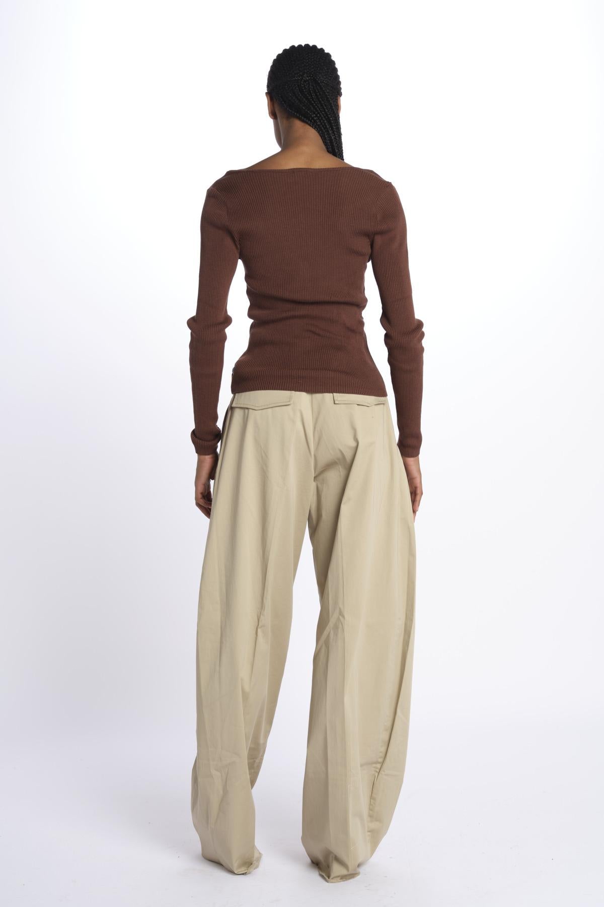 Cardigan GILI costine 5539106 TOFFEE herskind