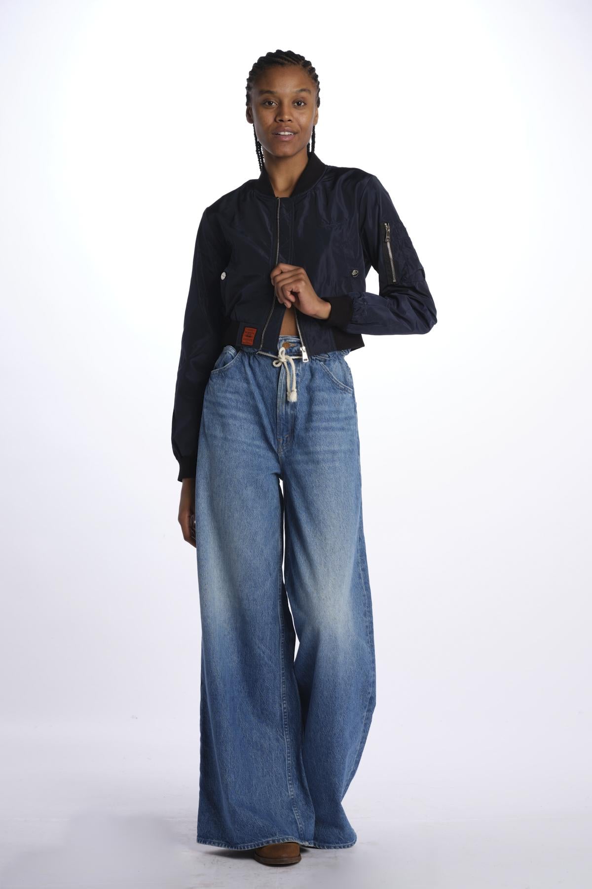 Bomber slim leggero MA102 NAVY bombers original