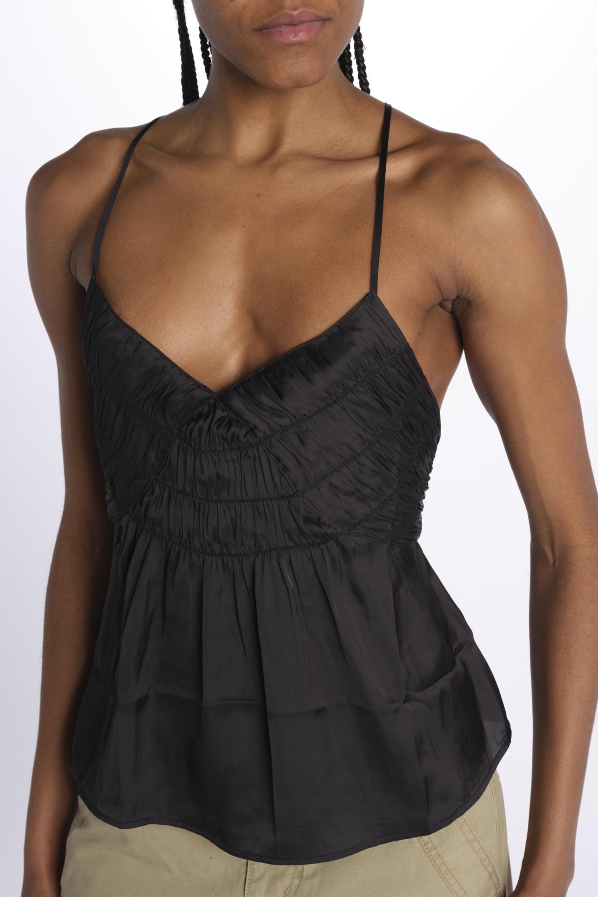 Cayonne satin WWCR01256 BLACK zadig & voltaire