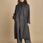 cappotto doppiopetto over. MAN0053 GRI0125W soeur