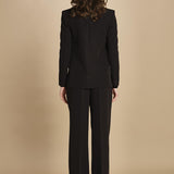 giacca doppipetto in cady 30303-313 NERO 29 federica tosi