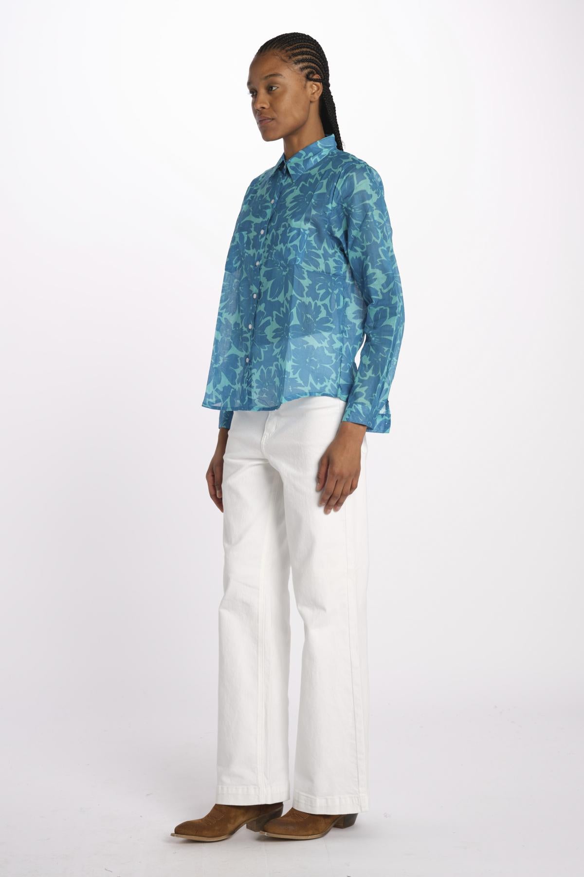 Camicia FLEUR SX7522 5GG01 terre rouge