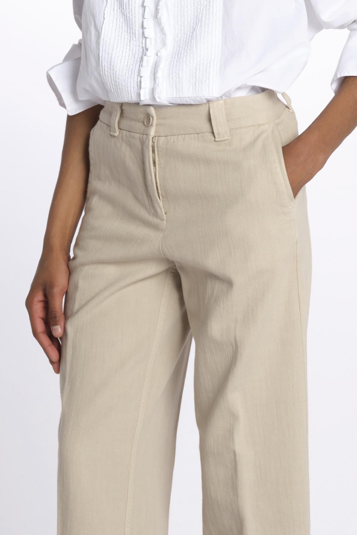 Pantaloni gamba dritta MOD.0186 BEIGE aspesi