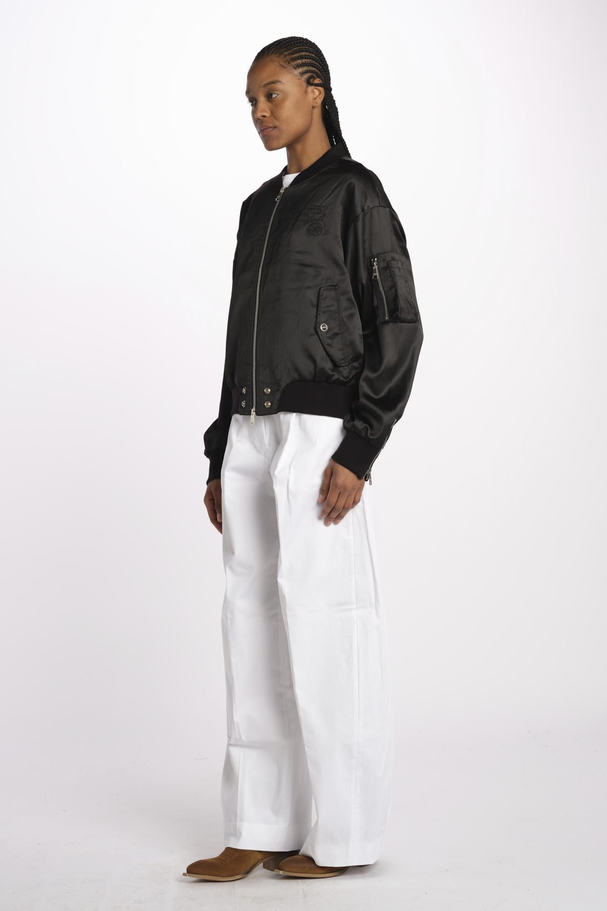 Bomber raso donna DAILY BLACK bombers original