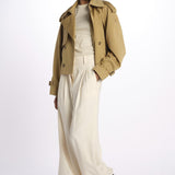Trench corto IO119118 BE455 ivy oak