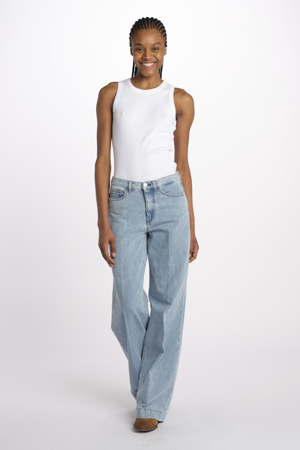 Pantalone Over denim NADIA123 217LLB17 nine in the morning
