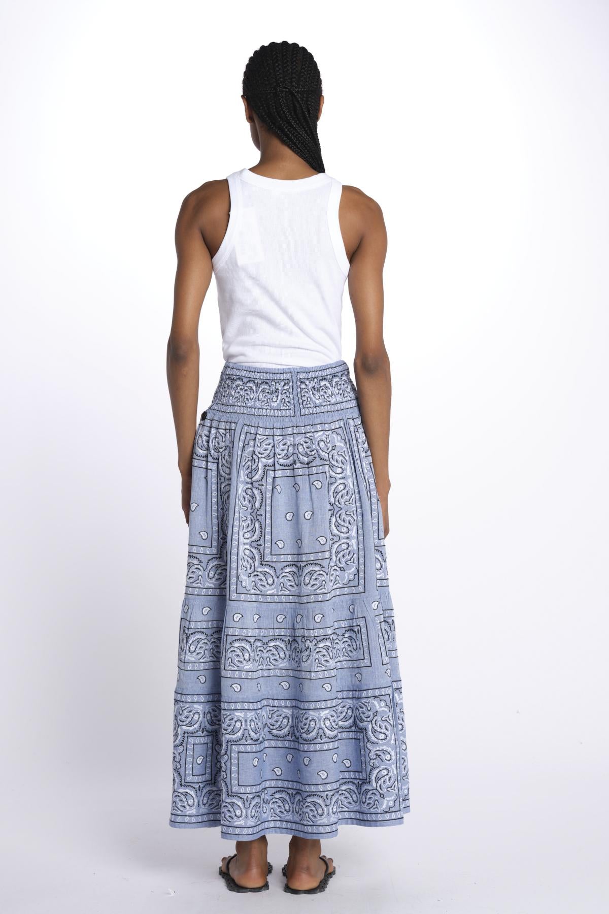 orsina BANDANA SKIRTLIGHT BLU