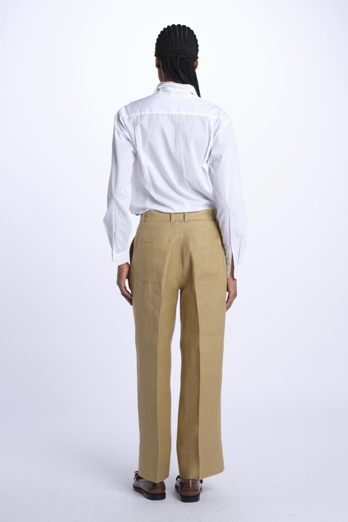 Pantalone MAMI cropped tasche dietro MAMI250805 112 quelledue