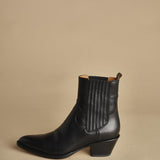 stivaletto texano. B10190ETRU-DC 01 NERO buttero