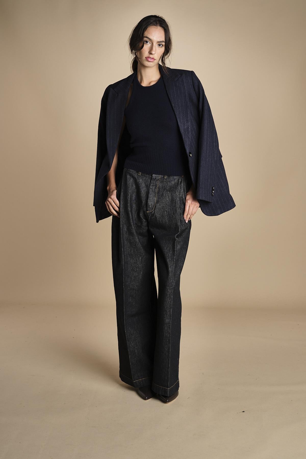 NANCY denim pinces NANCY OPENBLACK true avenue