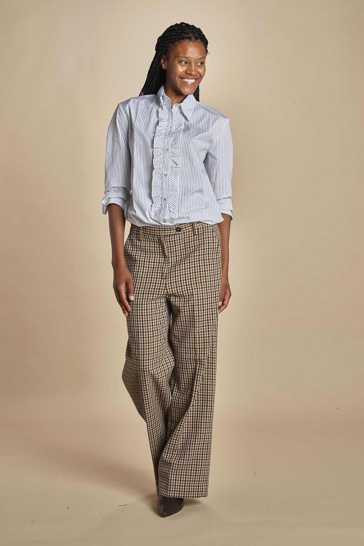 Pantalone LAMIA piedepoule P28D0LAMIA-T3258 Q736 massimo alba