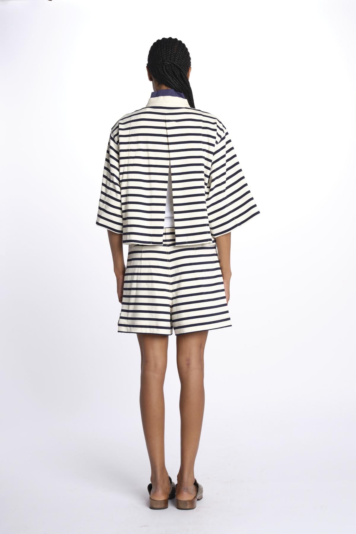 Giacca BABY WORK BLAZER jersey righe 10316 105 JERSEY BLUE STRIPES 19 jejia