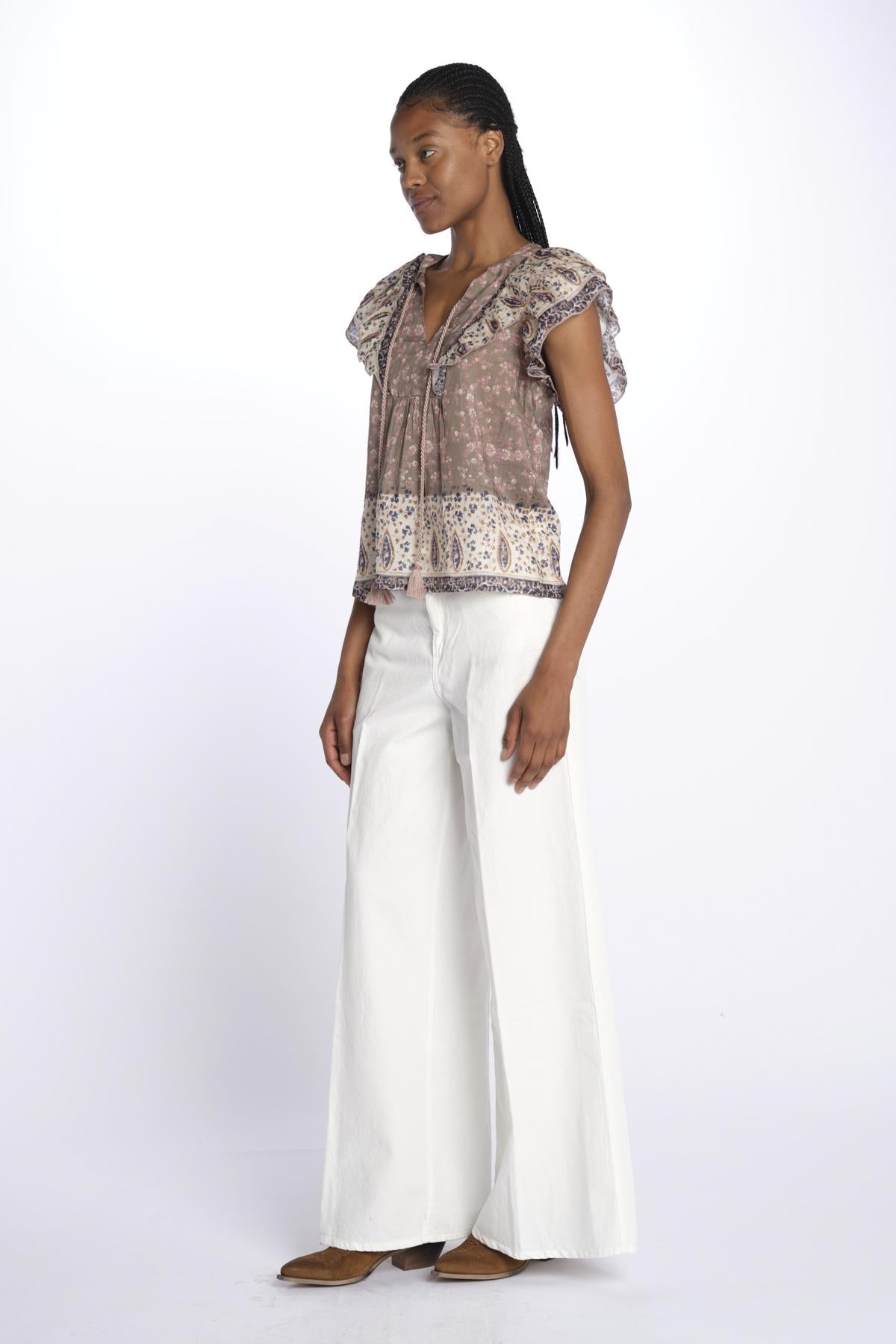 Top BANI stampato 643001 MULTI m.a.b.e.