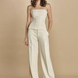 top bustier in cady 31351-313 LATTE 02 federica tosi