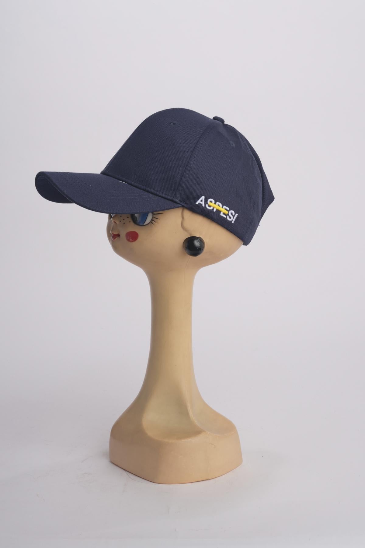 Cappellino logo 2C01 NAVY aspesi