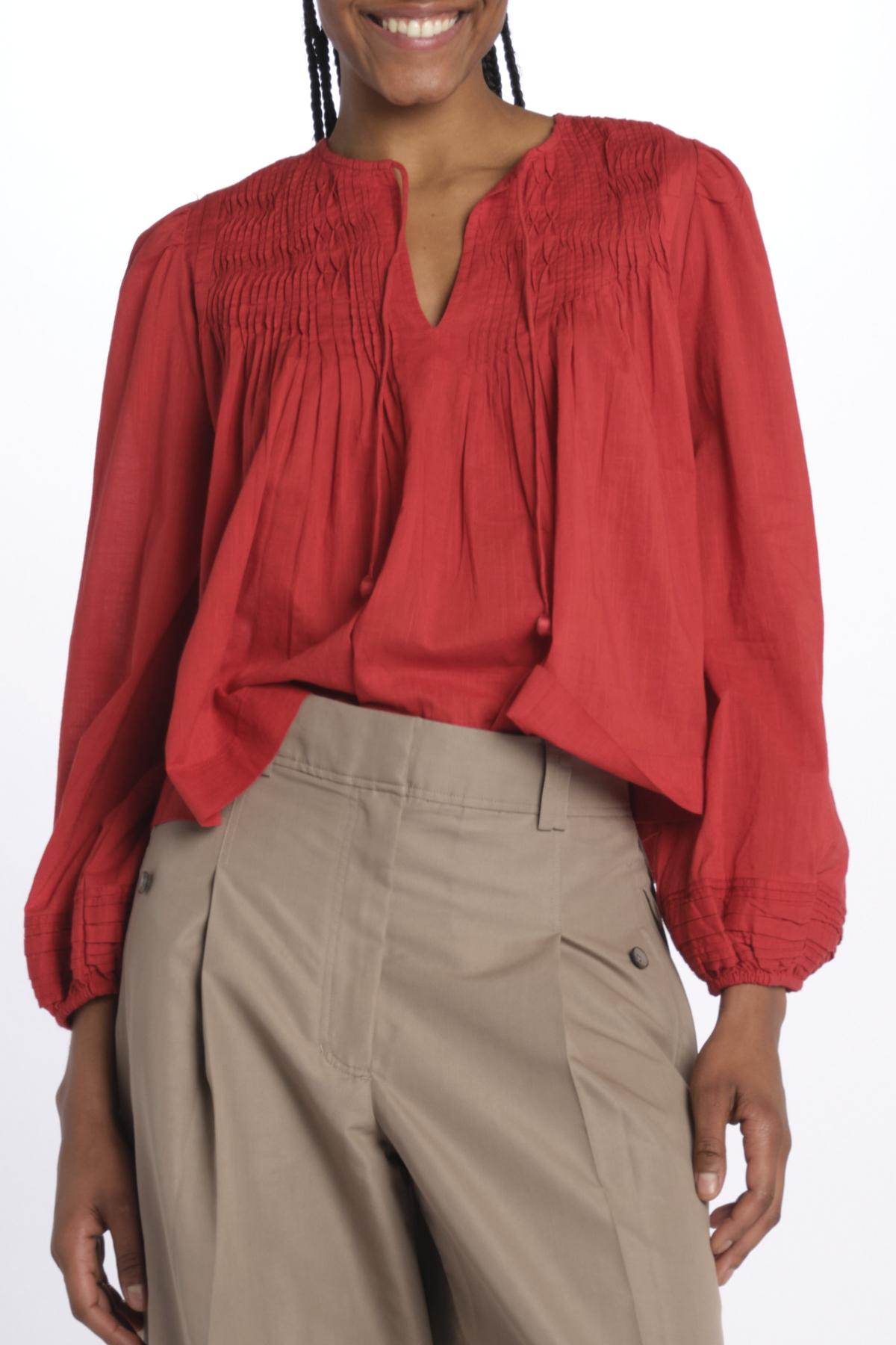 Camicia MYRA voille pieghe 150 PAPRIKA sea ny
