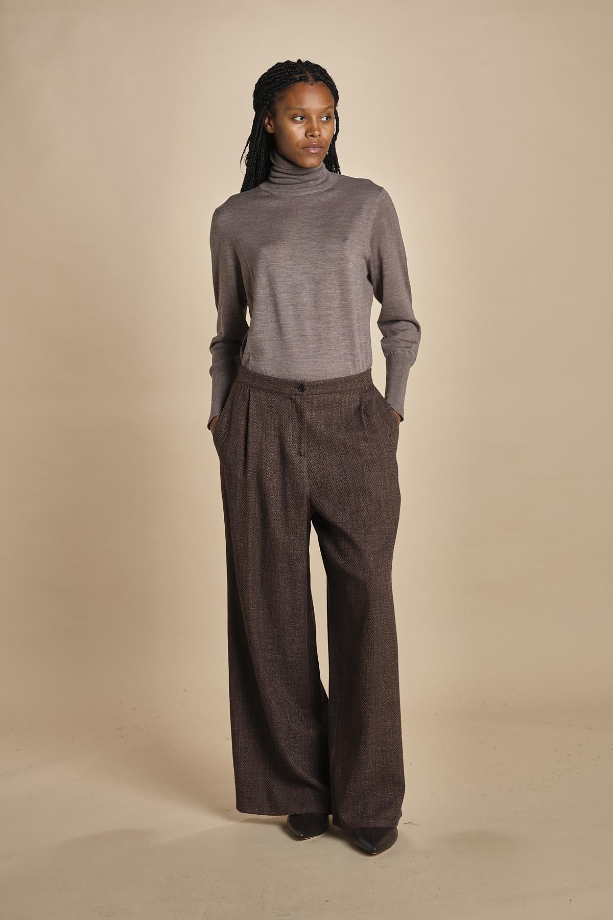 S2311 pantalone spigato S2311 1123 dusan
