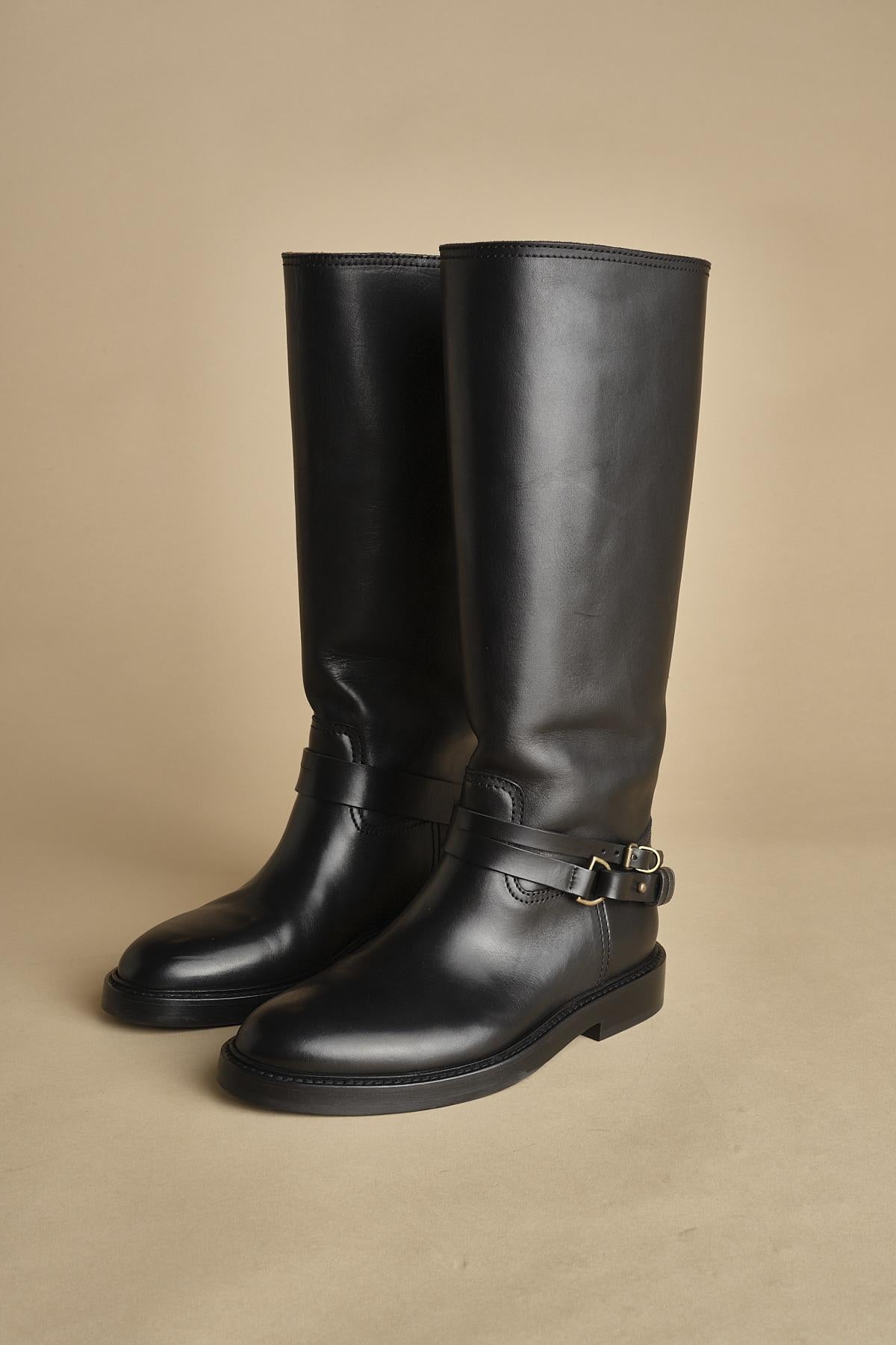 stivale. B11830ETRU-DG 01 NERO buttero