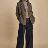 doppiopetto in lana a quadretti. 3741 002 circolo 1901