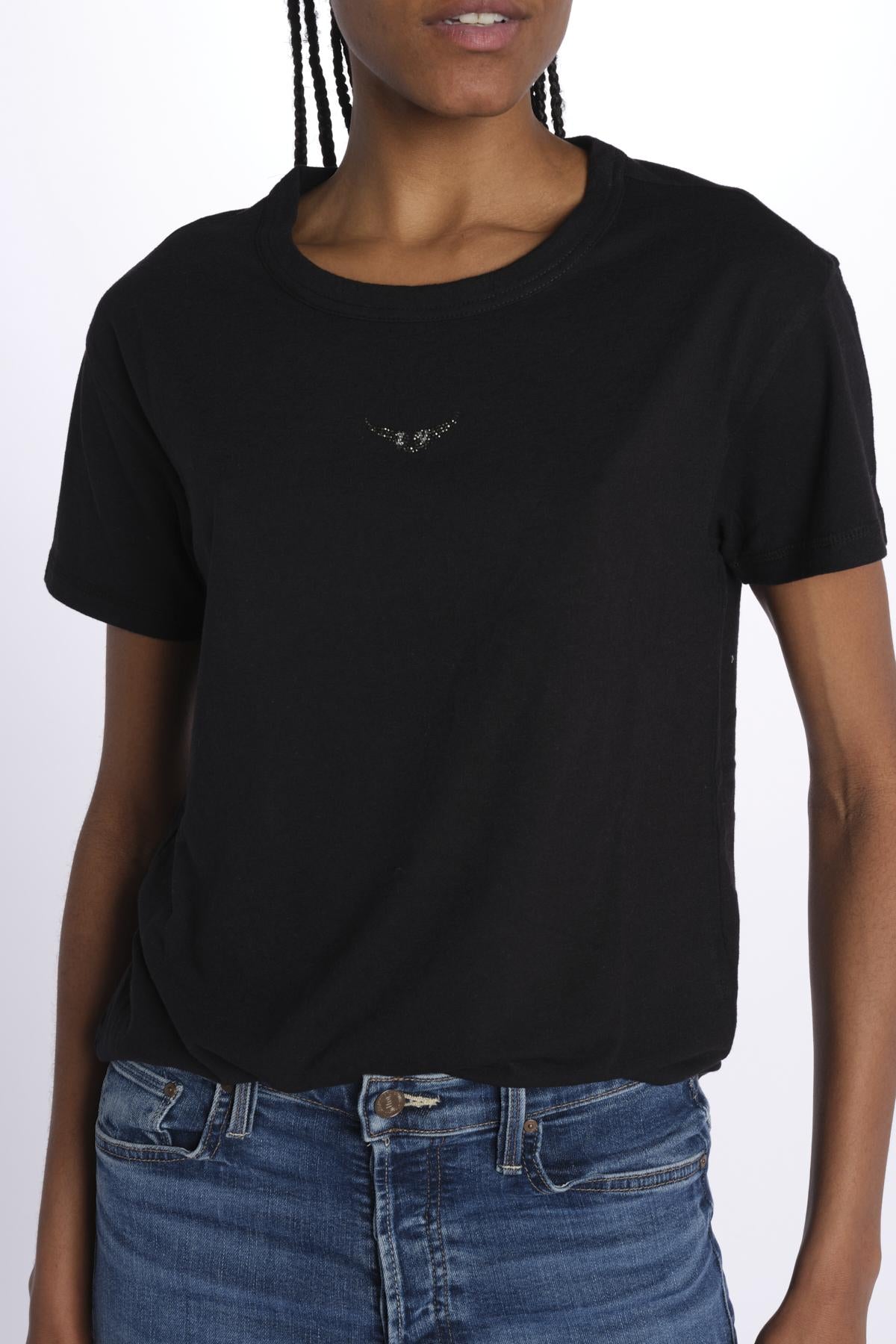 Marta pcl wings strass JWTS01669 NOIR zadig & voltaire