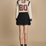 mini gonna pieghe. ADELINE 001 BLACK sea ny