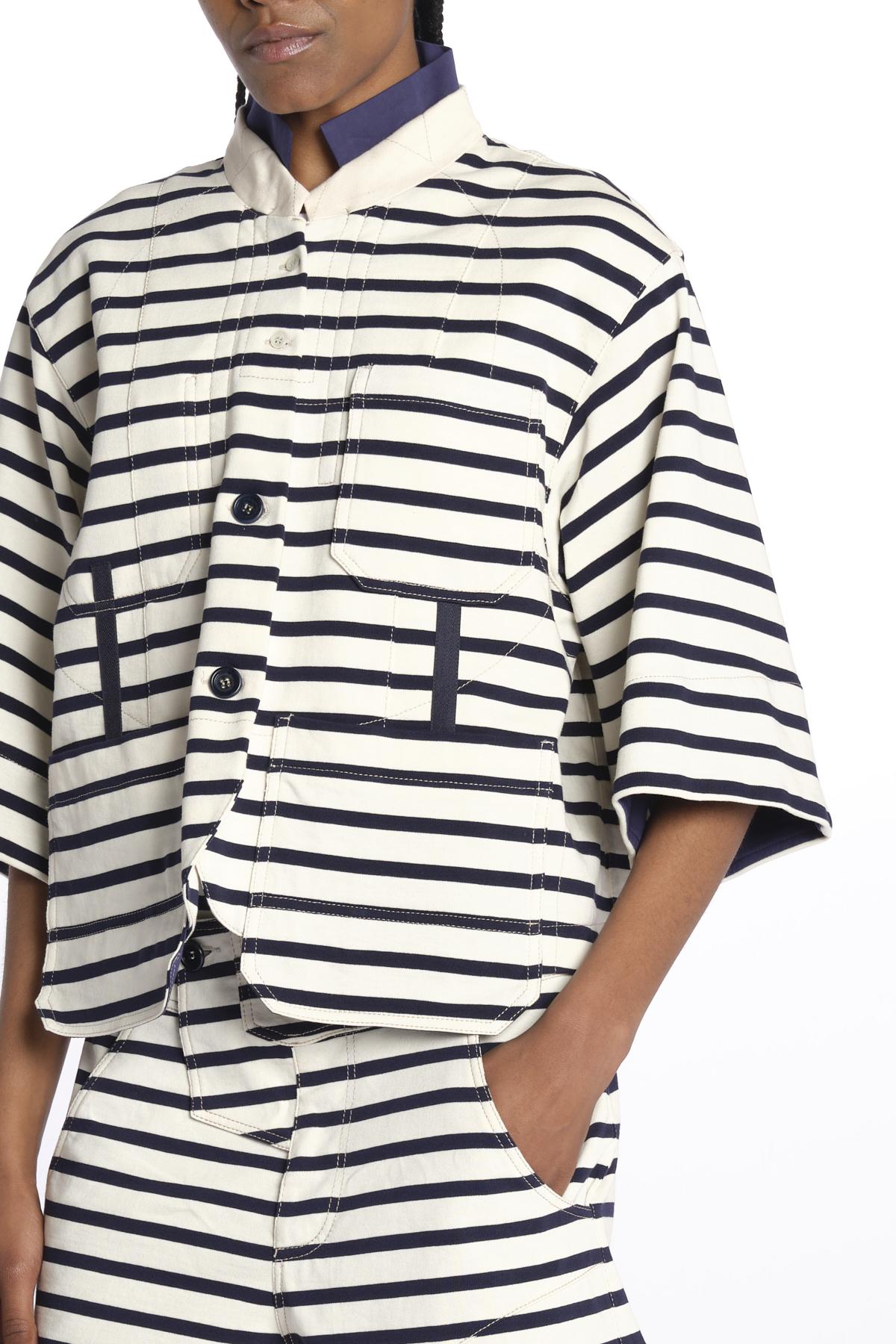 Giacca BABY WORK BLAZER jersey righe 10316 105 JERSEY BLUE STRIPES 19 jejia