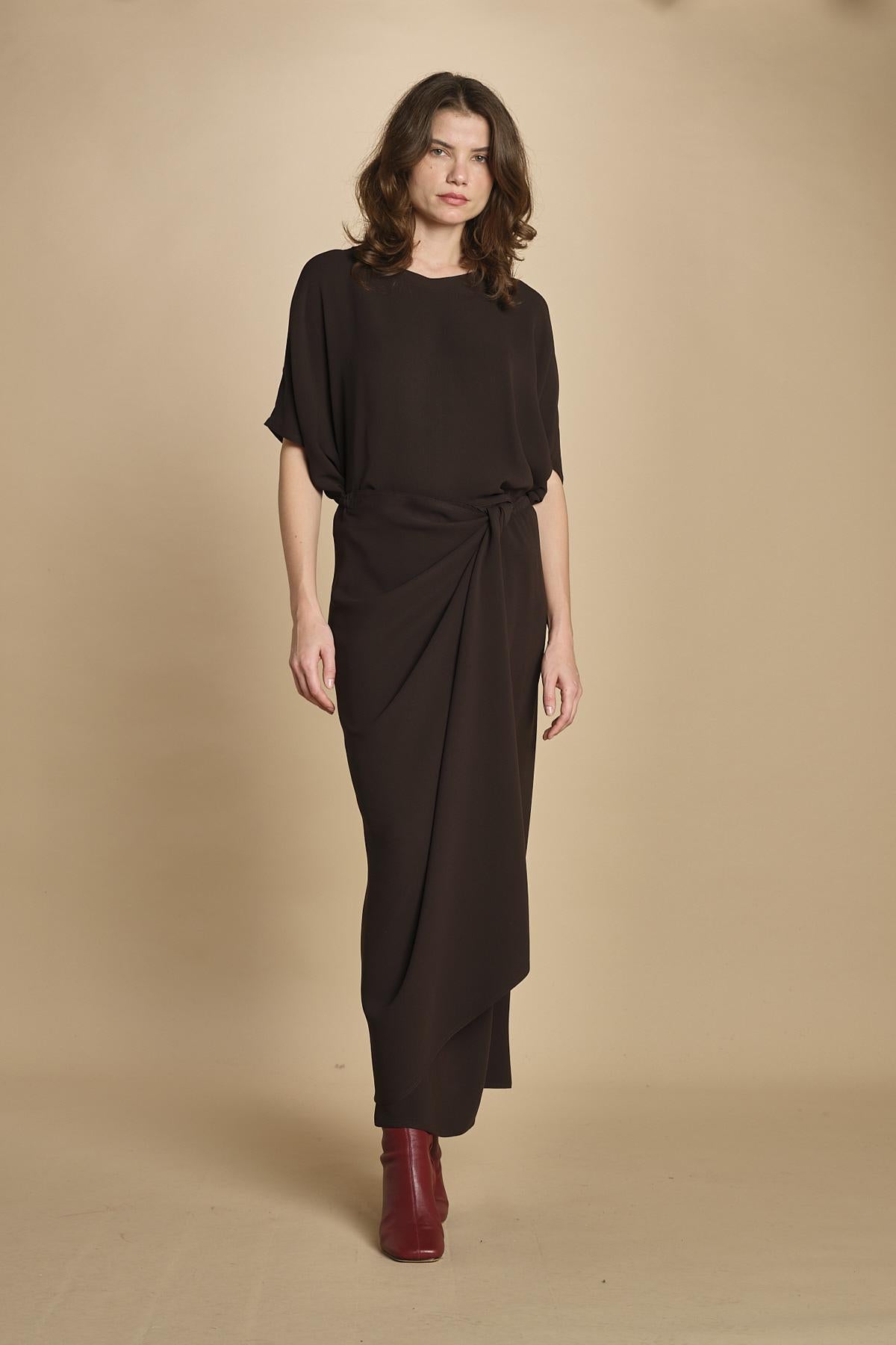 gonna pareo. T2716G DARK BROWN dusan