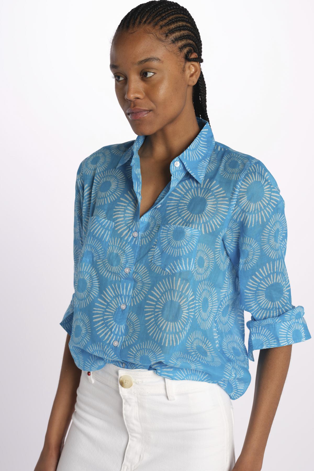 Camicia FLEUR SX7522 505J terre rouge