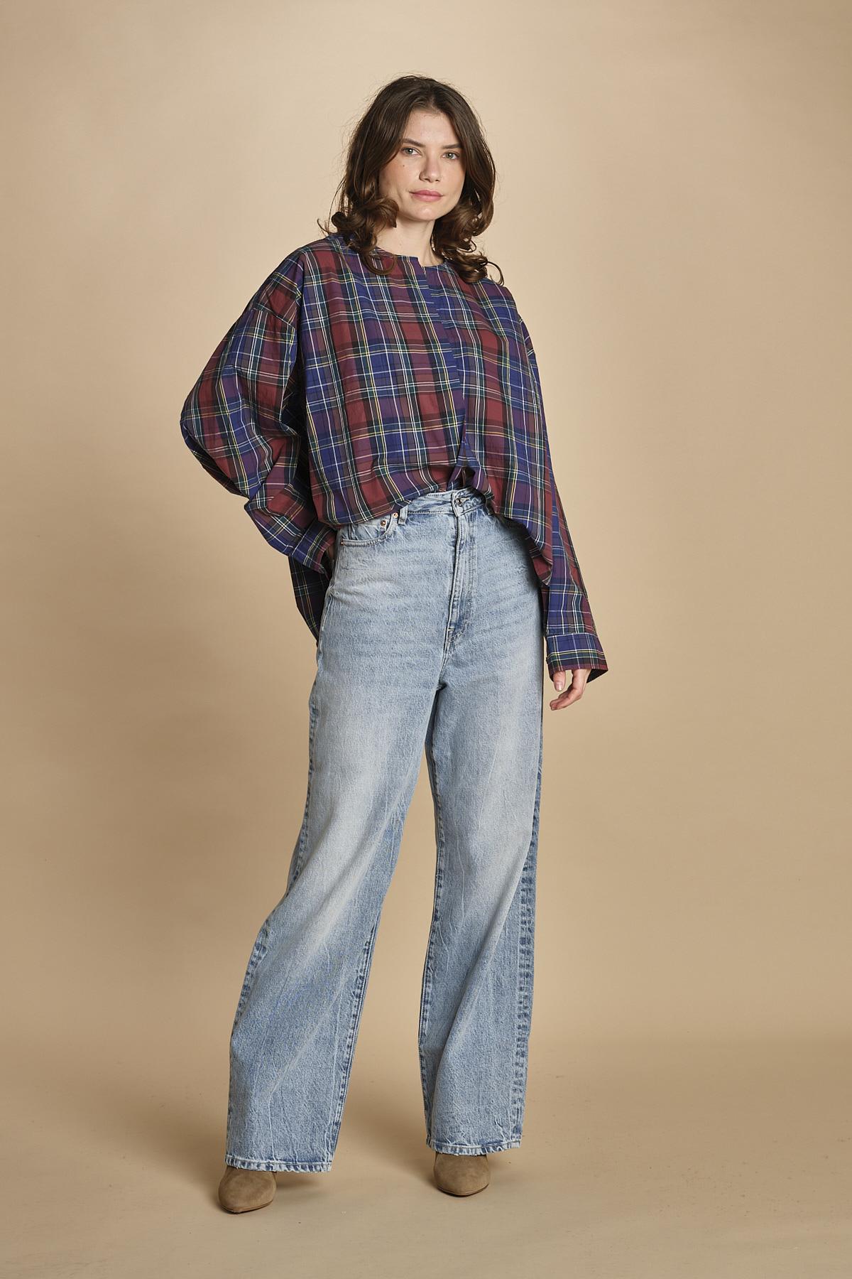 camicia girocollo scozzese GALATEA CHB CHECK B bellerose