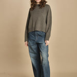 girocollo over. PUL0079 GRI2125W soeur