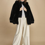 gilet in ecofur. GABI NOIR giovanni paris