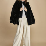 gilet in ecofur. GABI NOIR giovanni paris