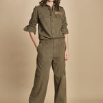 camicia militare. WWSH02247 LEAVES 308 zadig & voltaire