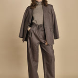 pantalone con due pinces occhio di perenice. PAN0261 MAR1025W soeur