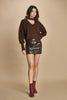 maglia scollata con scollo a v