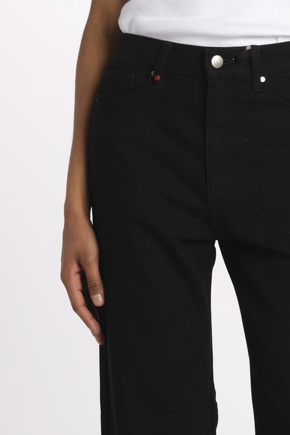 FLEURE denim flare fl 99 wf by fam. FLEURE BLACK fam