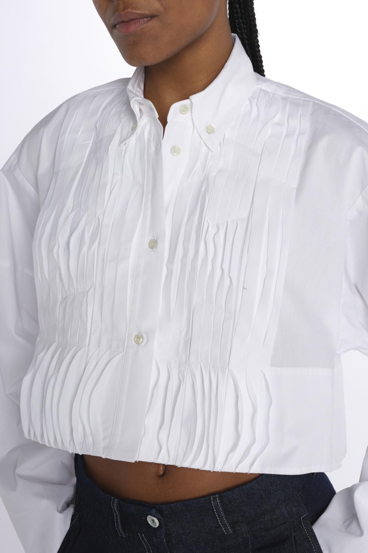 Camicia cropped IV SHIRT WHITE jejia