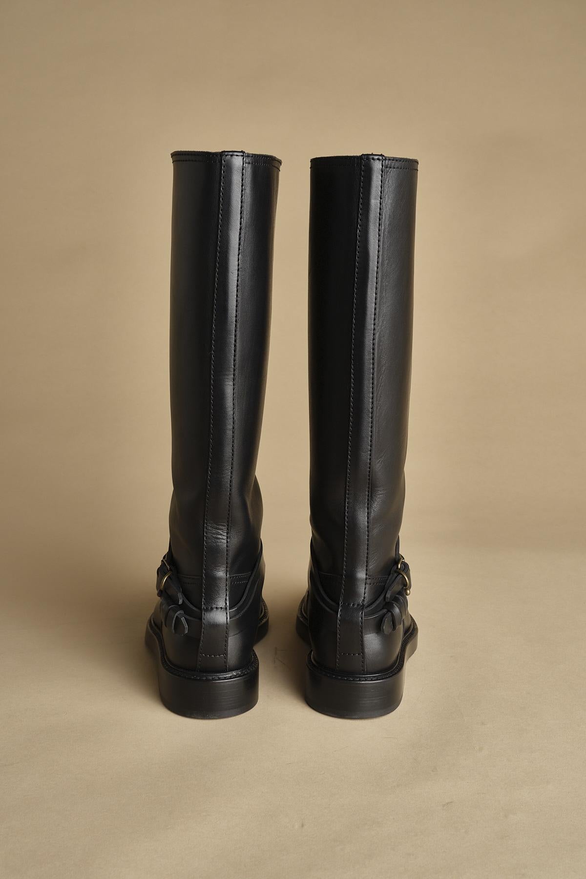 stivale. B11830ETRU-DG 01 NERO buttero