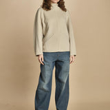 felpa double con cappuccio. PUL0123 BLA0225W soeur