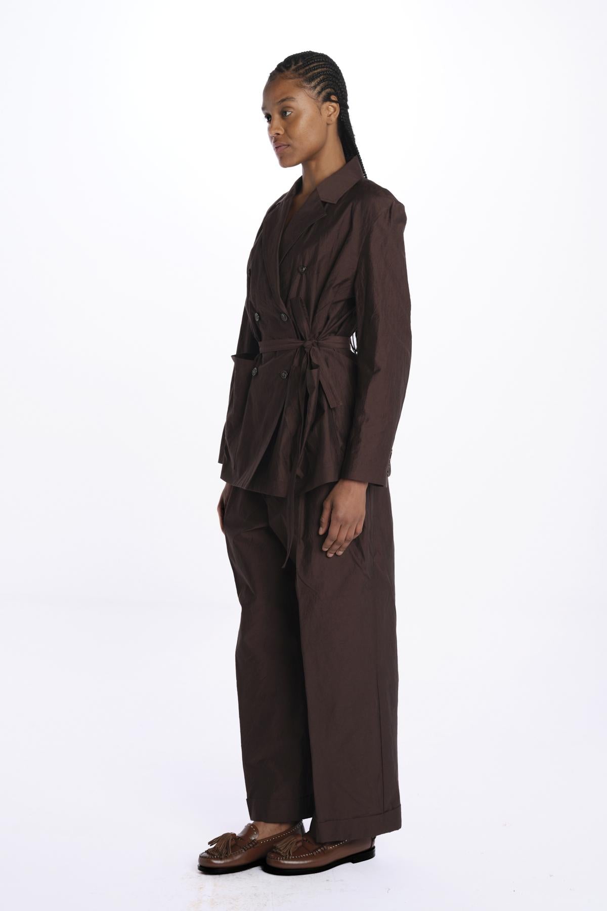 DREW Blazer doppio petto con cintura VES1600DREW MAR0125S soeur