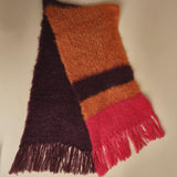 sciarpa in mohair a righe. STR SHORTBREAD.COFF.COPP hinterveld