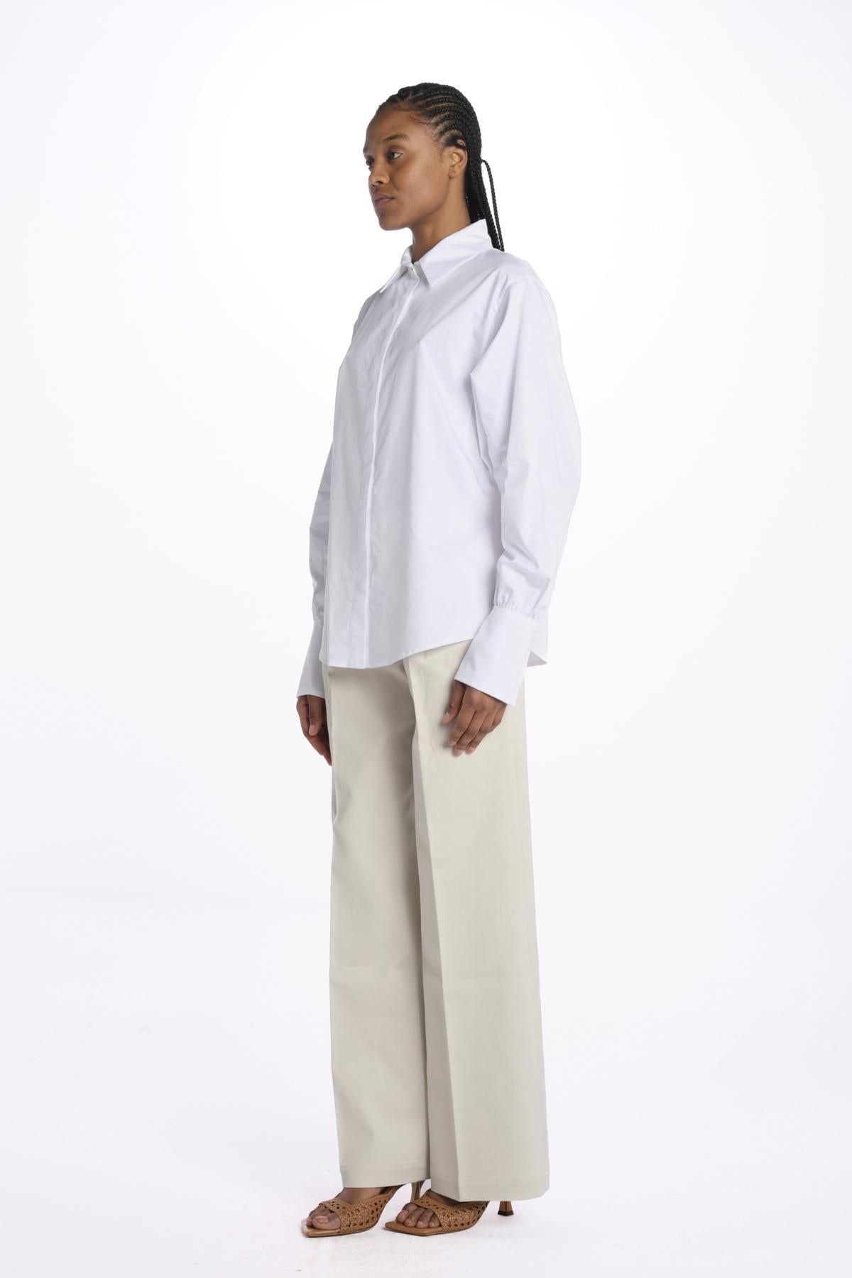 FELTRE camicia manica lunga FELTRE WHITE crida