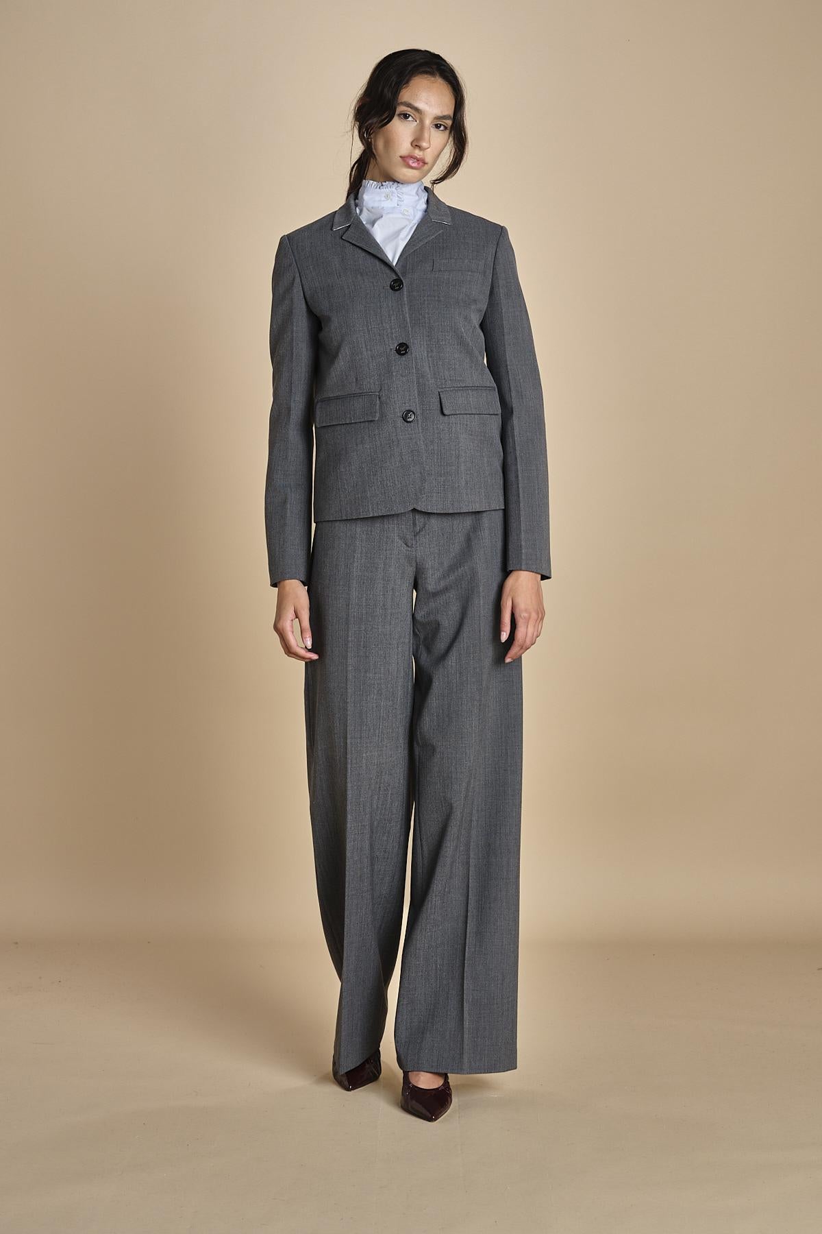 camicia con rouches G0710127 6311 n21