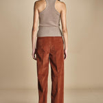 pantalone dritto in fustagno OLIMPIA RUSSETED true avenue