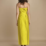 DOU abito lungo in raso DOU LEMON sofie d'hoore