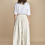 pantalone over in velluto BIRKIN MJD228_ATEX40 J0236 CREAM jejia