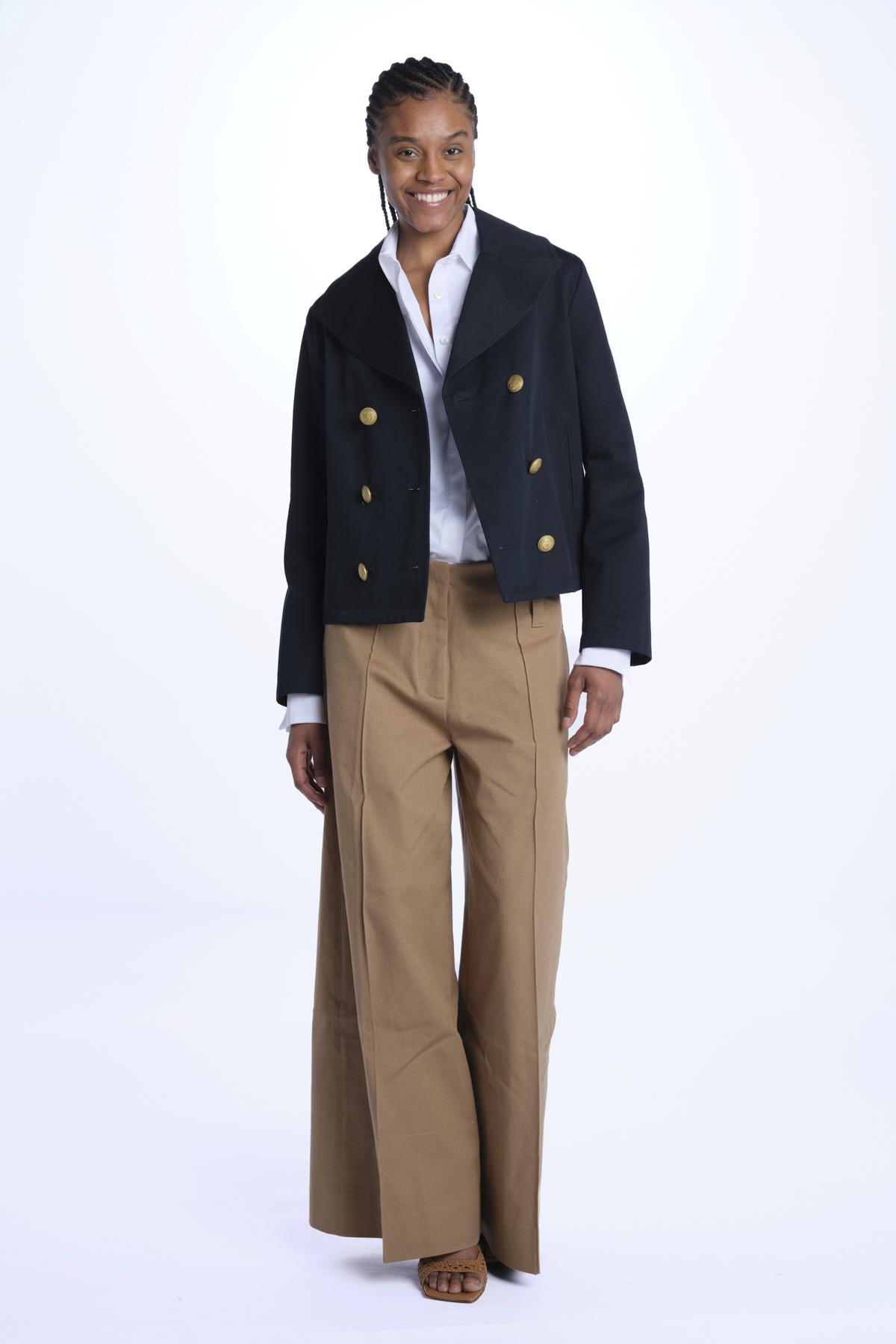 Peacoat AGLAIA corto bottoni oro 46484MIL 96191 01 sealup