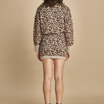 minigonna maculata 32400-355 BEIGE.MORO 25 federica tosi