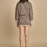 minigonna maculata 32400-355 BEIGE.MORO 25 federica tosi